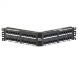 Panduit Panel de Parcheo Cat6, 48 Puertos RJ-45, 2U, Negro