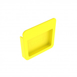 Panduit Tapa para Canaleta FiberRunne, 136.6 mm x 19 mm, Amarillo, 1 Pieza 
