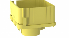 Panduit Tapa para Canaleta FRIDT4X4LYL, 137.7 mm x 11.8 cm, Amarillo, 1 Pieza 