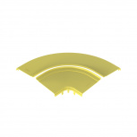 Panduit Tapa para Ángulo Recto Horizontal 90º, Amarillo