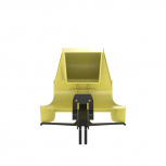 Panduit Baja para Conexión de Distribución 4x4, Amarillo