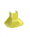 Panduit Bajada para Canaletas Trompeta FTR2X2LYL, 15.24 cm, Policarbonato