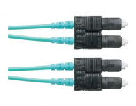 Panduit Cable Fibra Óptica Multimodo OM3 SC Macho - SC Macho, 2 Metros, Aqua