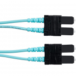 Panduit Cable Fibra Óptica Multimodo OM4 SC Macho - SC Macho, Núcleo 50µm, Cubierta 9µm, 3 Metros, Azul