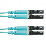 Panduit Cable Fibra Óptica Multimodo OM4 LC Macho - LC Macho, 5 Metros, Turquesa