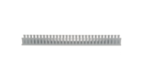 Panduit Ducto Tipo G de Ranuras Anchas, 2'' x 2'' x 6', PVC, Gris