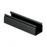 Panduit Conducto Sólido con Bisagras HS2X2BL6NM, 50.8mm x 55.1mm x 1.8 Metros, Tipo HS, PVC, Negro