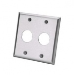 Panduit Caja de Pared IAEFP2-2G, 2 Puertos, Acero Inoxidable