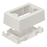 Panduit Caja Sencilla con Adhesivo Blanco para Ducto LD y T45, 1 Pieza