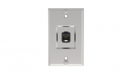 Panduit Placa para Pared KWPK5E, 1 Puerto, 1 Pieza, Gris