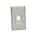 Panduit Placa para Pared KWPY, 1 Puerto, 1 Pieza, Acero Inoxidable