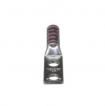 Panduit Terminal de Barril LCC1/0-38DW-X, 2 Orificios 3/8", Plata