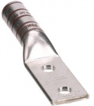 Panduit Terminal para Cable LCC500-12-6, 2 Orificio 1/2", Plata, 6 Piezas