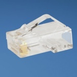 Panduit Conector Modular de 8 Posiciones para 8 Cables Cat5e RJ-45 UTP 24 AWG, Paquete de 100 Piezas