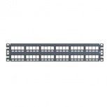 Panduit Panel de Parcheo, 48 Puertos Vaciós, 2U, Negro