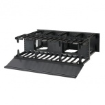 Panduit Organizador de Cable Horizontal NetManager 3U, Negro