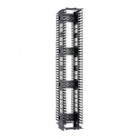 Panduit Organizador para Cables Vertical, Cat6a, 45RU, 2.1 Metros, Negro
