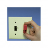 Panduit Dispositivo de Bloqueo para Interruptores PSL-WS, 0.59" x 0.87", Rojo