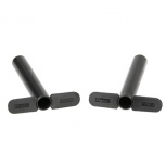 Panduit Poste de Radio de Curvatura de Cable PanZone, Negro, 2 Piezas