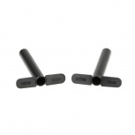 Panduit Poste de Radio de Curvatura de Cable PanZone, Negro, 2 Piezas