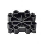 Panduit Conector de Mosaico QB-CONN, 32 x 1-1/4", Negro, 5 Piezas