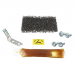 Panduit Kit Terminal para Cable RGESD21, 2 Orificios 5/8", Plata