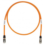 Panduit Cable Patch Cat6a S/FTP Blindado RJ-45 Macho - RJ-45 Macho, 2.1 Metros, Naranja