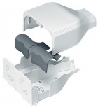 Panduit Entrada de Plástico para Extremo de Canaleta T-45, PVC, Blanco