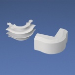 Panduit Esquina Exterior T-45 para Ángulos de 90°, Blanco