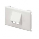 Panduit Placa Horizontal, 2 Puertos, Blanco