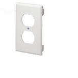 Panduit Placa para Pared, 2 Puertos NEMA, Blanco