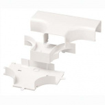 Panduit Conexión en ''T'' para Canaleta TFXD10IW-X Bajo Voltaje, Blanco, 10 Piezas