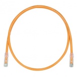 Panduit Cable Patch Cat6 UTP con TX6 Plus, Macho RJ-45 - Macho RJ-45, 90cm, Naranja
