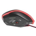 Mouse Gamer Patriot Óptico Viper V530, Alámbrico, USB tipo A, 4000DPI, Negro/Rojo image