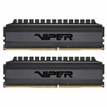 Kit Memoria RAM Patriot Viper 4 Blackout DDR4, 3200MHz, 16GB - 2 x 8GB, CL16, XMP image