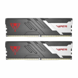Kit Memoria RAM Patriot Viper Venom DDR5, 6400MHz, 32GB - 2 x 16GB, CL32, XMP/EXPO, Plata/Blanco