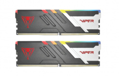 Kit Memoria RAM Patriot Viper Venom RGB DDR5, 5600MHz, 32GB - 2 x 16GB, CL40, XMP/EXPO, Gris 