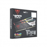 Kit Memoria RAM Patriot Viper Venom RGB DDR5, 5600MHz, 64GB (2 x 32GB), Non-ECC, CL40, Gris/Blanco image