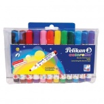 Pelikan Marcador a Base de Agua, Estuche con 12 Piezas, Varios Colores