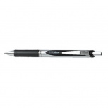 Pentel Bolígrafo de Gel BL77-A, Punto Mediano 0.7mm, Negro, 12 Piezas