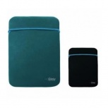 Perfect Choice Funda Reversible de Neopreno para Laptop 14", Negro/Verde