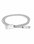 Perfect Choice Cable USB-C Macho - USB A Macho, 1 Metros, Gris/Blanco