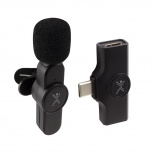 Perfect Choice Micrófono Fidelity, Inalámbrico, USB Typo C, 30 Ohmio, Negro