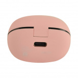 Perfect Choice Audífonos Intrauriculares con Micrófono TWS Mini Tiny Beats, Inalámbrico, Bluetooth, USB-C, Rosa - Imagen adicional 4