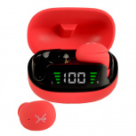 Perfect Choice Audífonos Intrauriculares con Micrófono TWS Mini Tiny Beats, Inalámbrico, Bluetooth, USB-C, Rojo - Imagen adicional 5