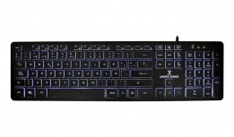 Teclado Perfect Choice PC-201304, Alámbrico, USB, Negro (Español),