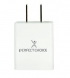 Perfect Choice Cargador de Pared PC-240372, 5V, USB, Blanco