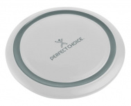 Perfect Choice Cargador Inalámbrico PC-240846, 12V, USB-C, Blanco