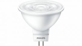 Philips Foco LED MR16, Luz Cálida, Base GU5.3, 4.5W, 400 Lúmenes, Blanco, Ahorro de 86%