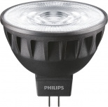 Philips Foco LED MR16 ExpertColor, Luz Blanco Cálido, Base GU5.3, 6.7W, 480 Lúmenes, Blanco, Ahorro de 86.6% vs Foco Tradicional 50W